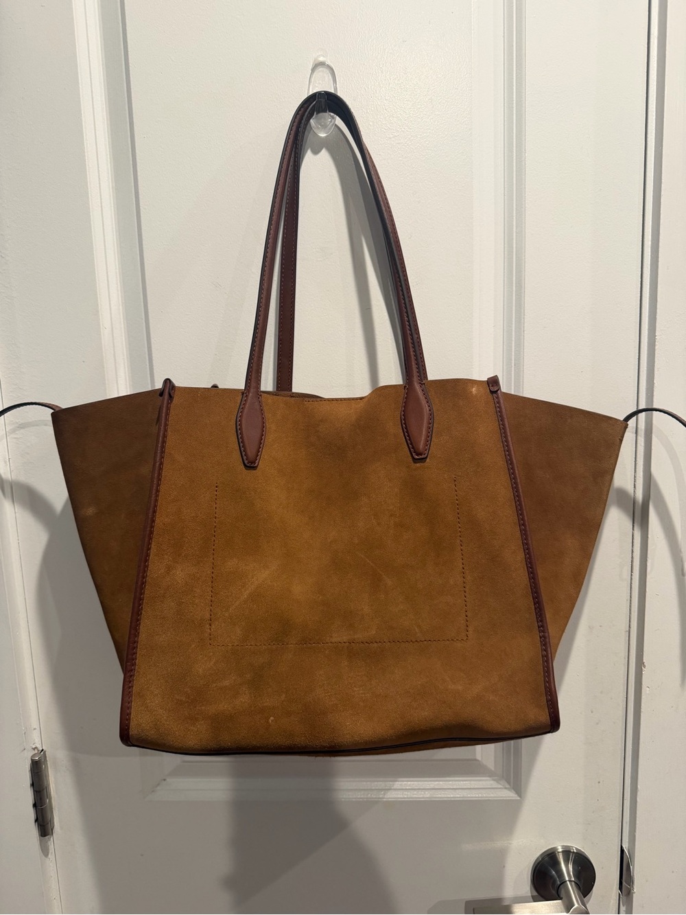 Madewell Lexington Oversized Suede Tote. - Picture 4 of 14